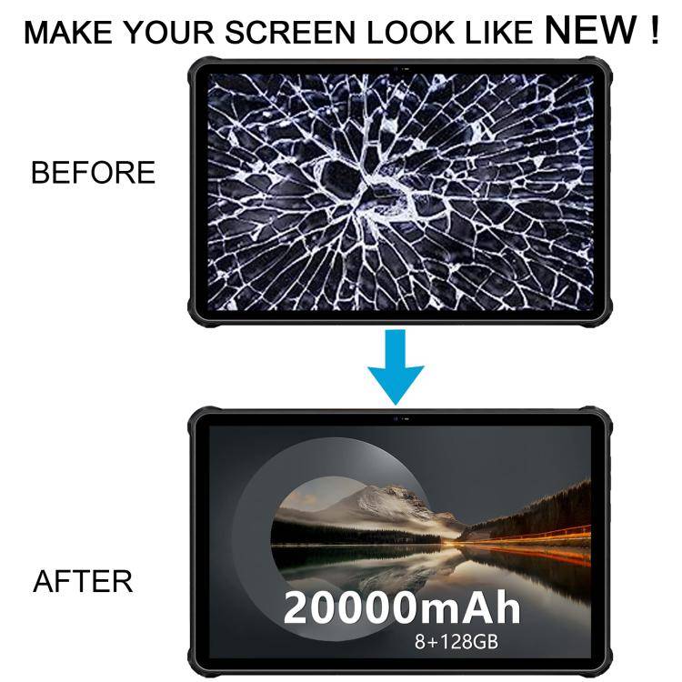 For Oukitel RT2 LCD Screen with Digitizer Full Assembly