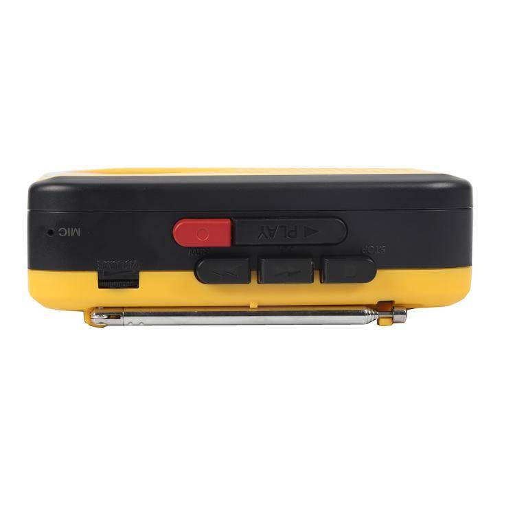 Tonivent TON009B Portable Tape Recorder Cassette Player Support FM / AM Radio(Yellow)