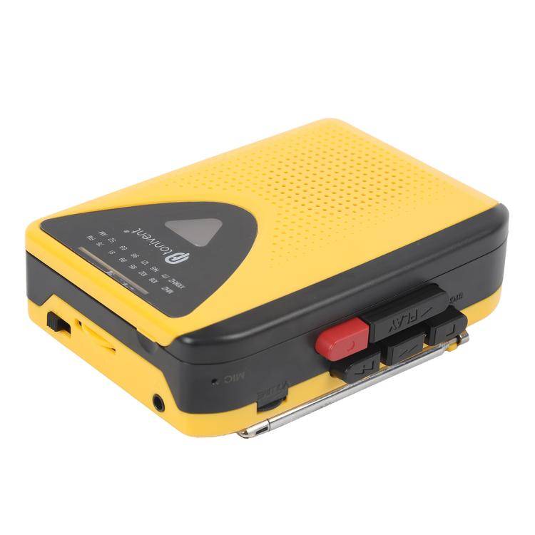 Tonivent TON009B Portable Tape Recorder Cassette Player Support FM / AM Radio(Yellow)