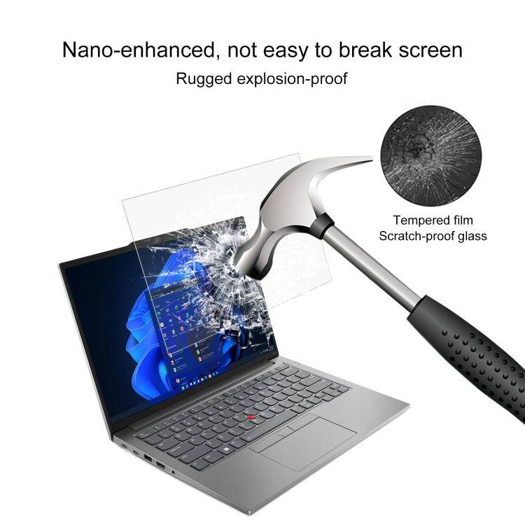 Laptop Screen HD Tempered Glass Protective Film For ThinkPad E14 Gen 5 / E14 2024 / 2023