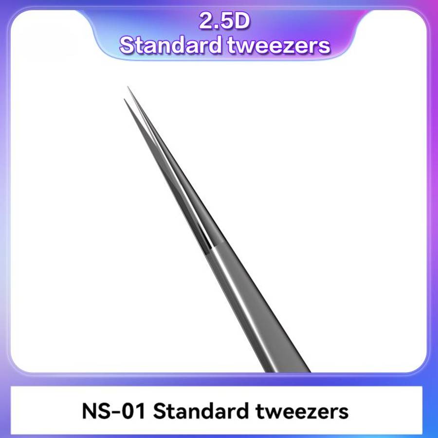 i2C NS Series Super Alloy High Precision Stainless Steel Super Hard Extra Tip Flying Wire Tweezer...