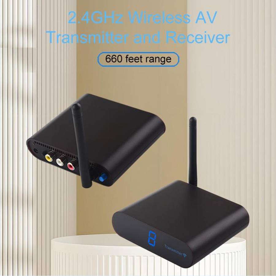 Measy AV220 2.4GHz Wireless Audio / Video Transmitter and Receiver, Distance: 200m(AU Plug)