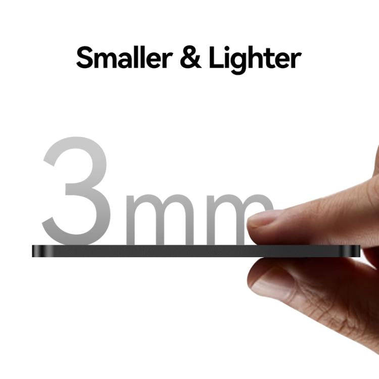 USAMS ZB353 iOS Mini Ultra-thin Card Type Anti-lost Device Location Tracker(Black)