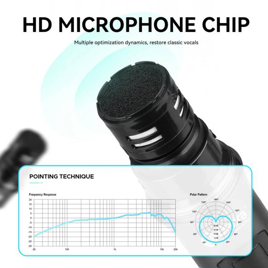 DEBRA R404 UHF Wireless Microphone 4-in-1 Professional Stage Performance Conference Handheld Mic(...