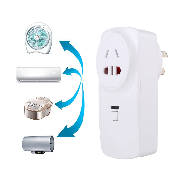 AK-DL220 220V Smart Wireless Remote Control Socket with Remote Control, Plug Type:AU Plug