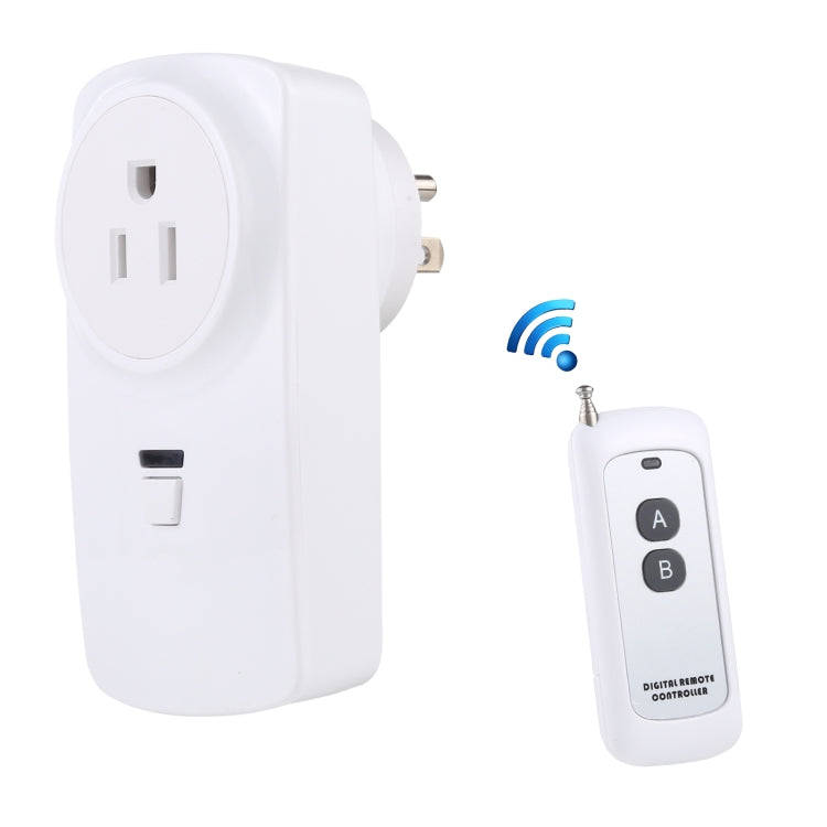 AK-DL220 220V Smart Wireless Remote Control Socket with Remote Control, Plug Type:US Plug