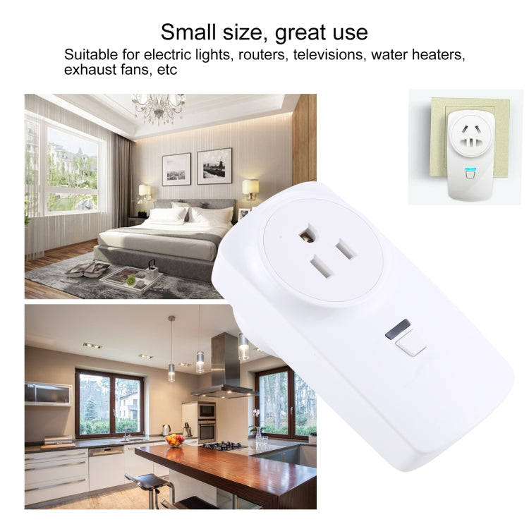 AK-DL220 220V Smart Wireless Remote Control Socket with Remote Control, Plug Type:US Plug