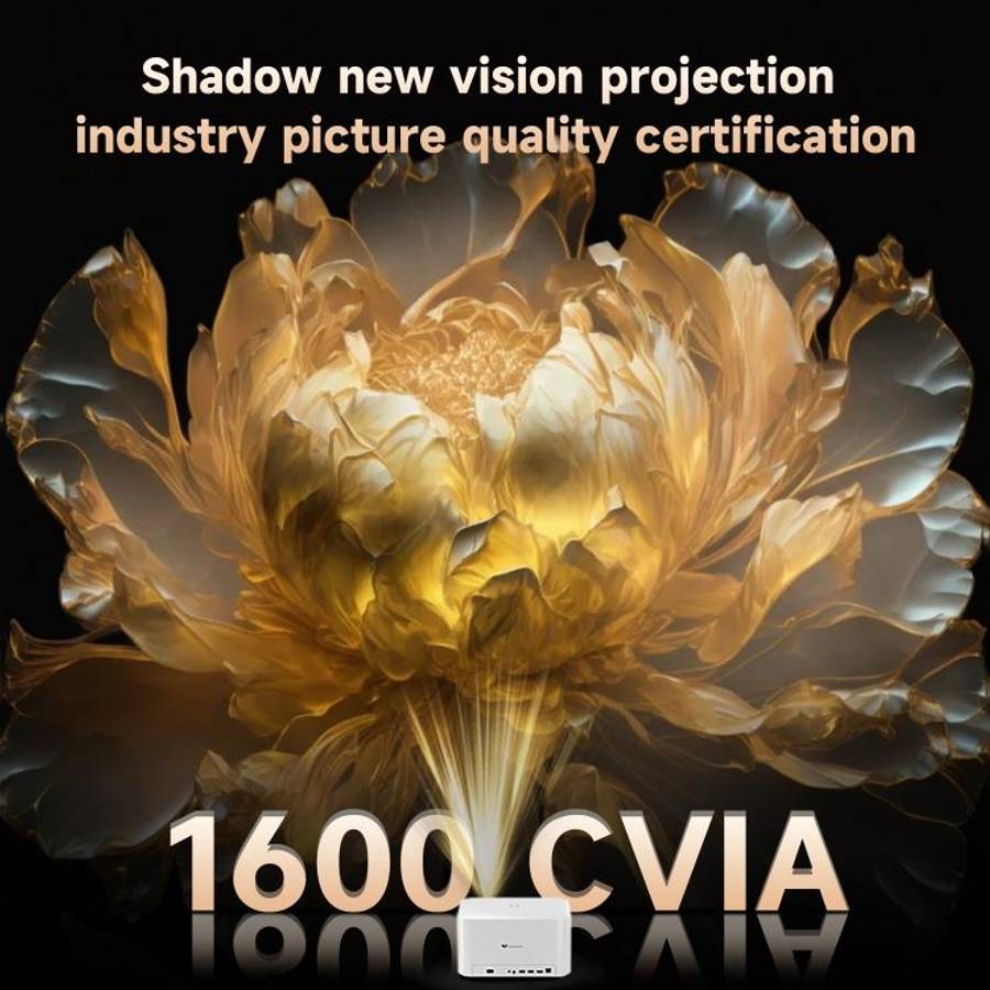 WOWOTO WWT-BL06E Android 9.0 4.45 inch LCD Display 1920x1080P 1000ANSI Smart Projector(UK Plug)