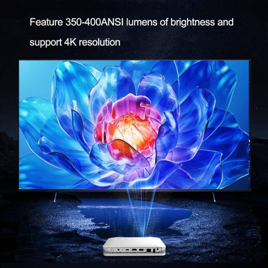 WOWOTO WWT-T10 Android 9.0 DLP 1920x1080P HD 350-400ANSI Smart Projector(EU Plug)