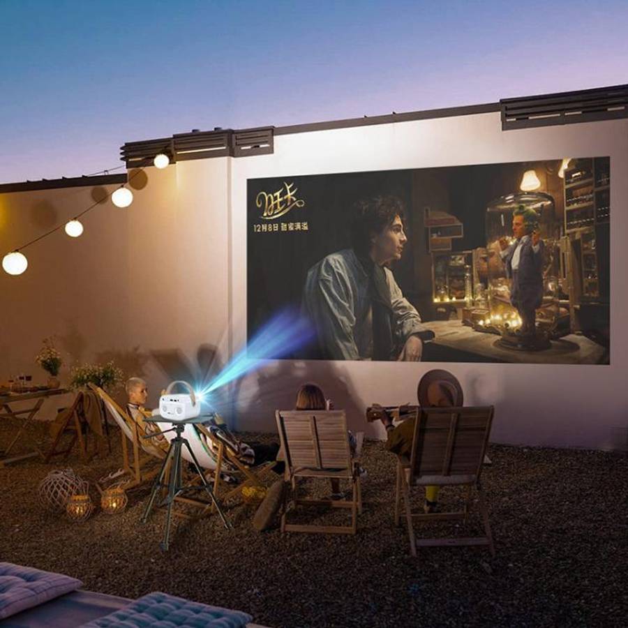 WOWOTO WWT-M8 Android 9 DLP 1920x1080P HD 300ANSI Smart Projector(EU Plug)