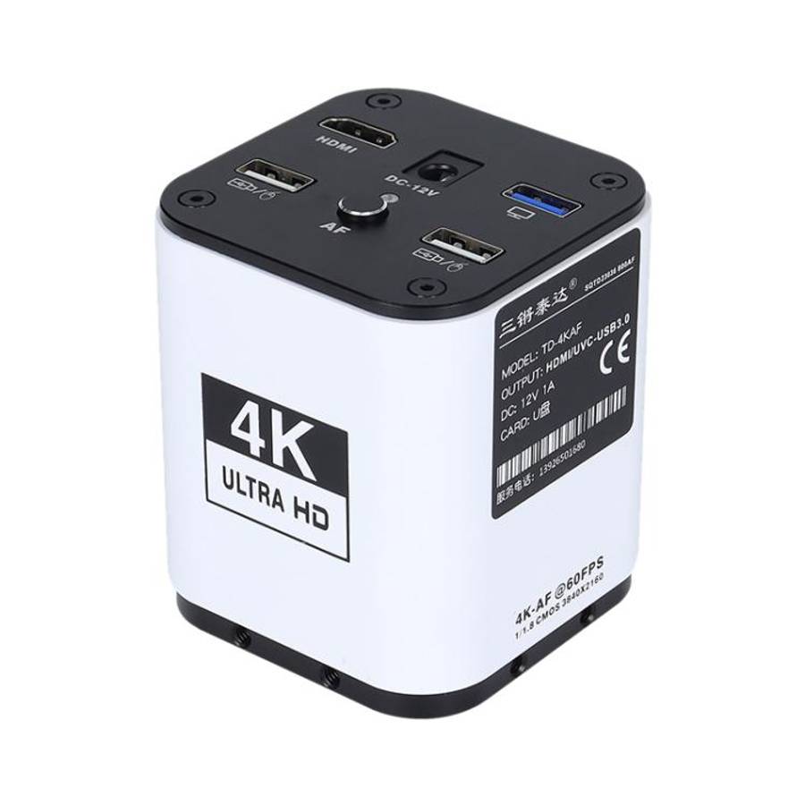 TAIDA TD-4KAF 60FPS CCD Edge Detection 4K Industry Microscope Camera, Plug:US Plug