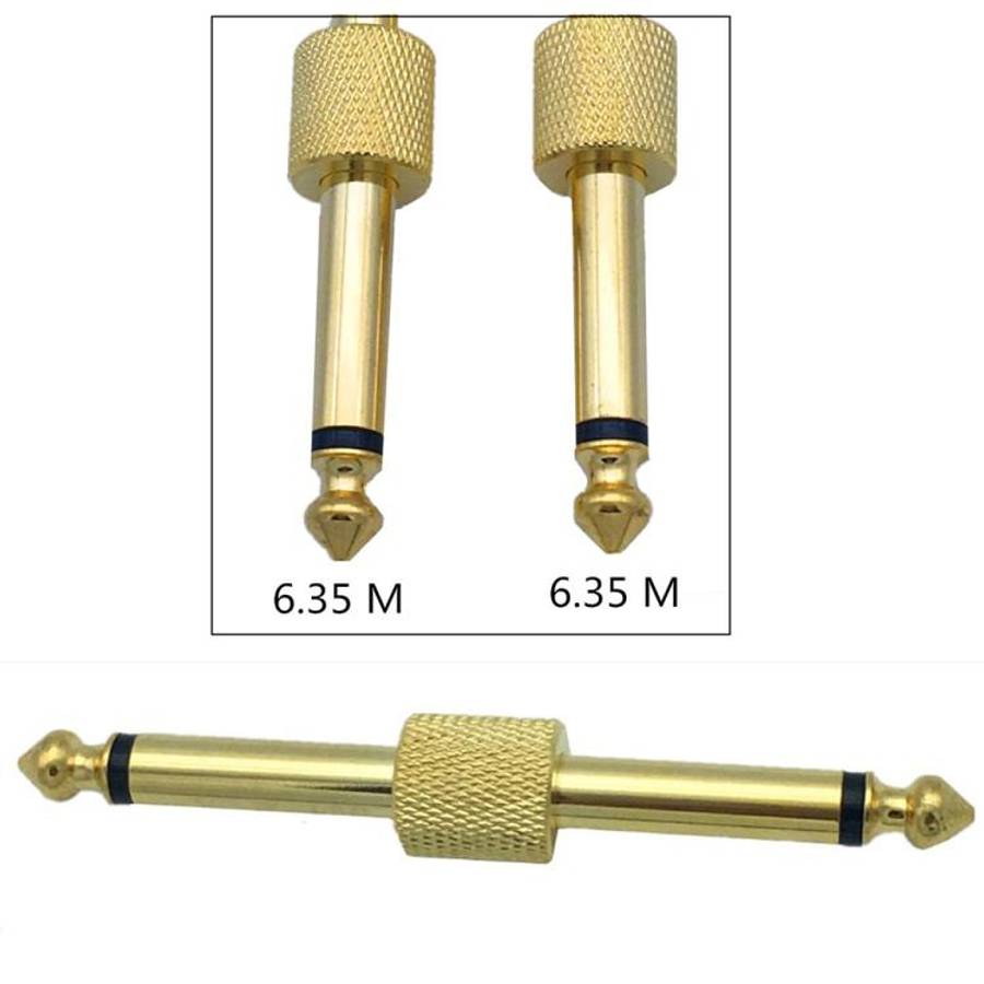 6.5mm Mono Male to 6.35mm Male Stereo Audio Adapter