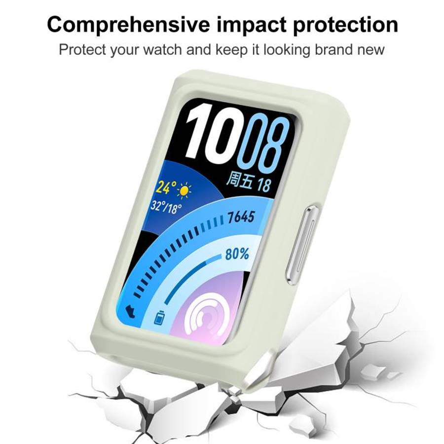 For Huawei Band 11 Pro xDfind Silicone Smart Watch Protective Case(Grass Green)