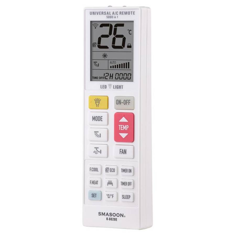 SMASOON K-6028E Universal Air Conditioner Remote Control with LED Light