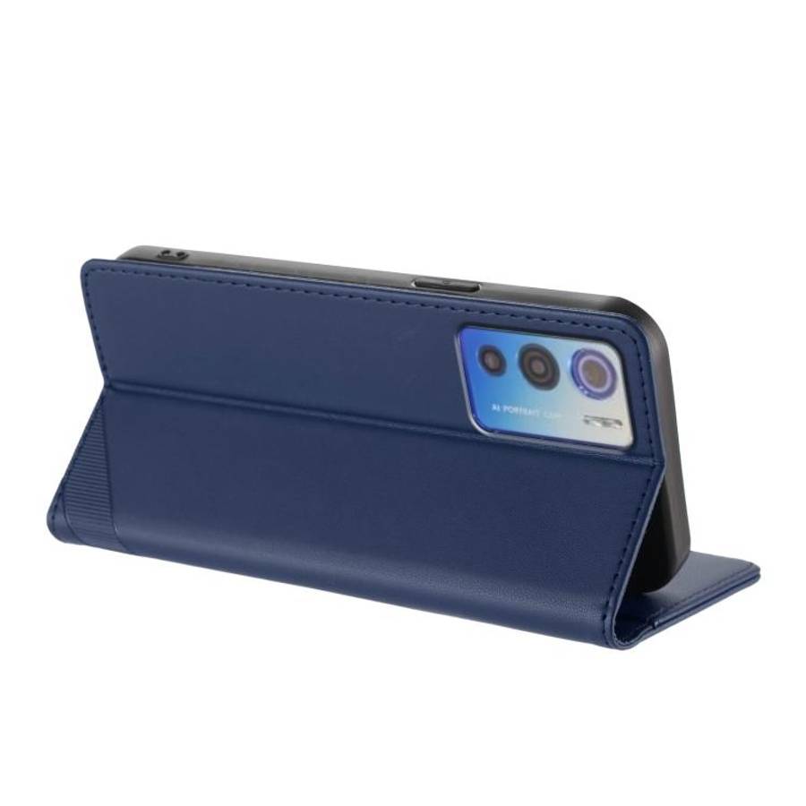 For Doogee N60 Pro Embossed Multi-functional Wallet Retro Leather Phone Case(Dark Blue)