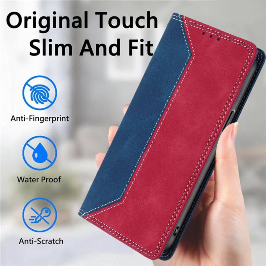 For Ulefone Note 20 Pro Skin Feel Two-tone RFID Blocking Vegan Leather Phone Case(Red)