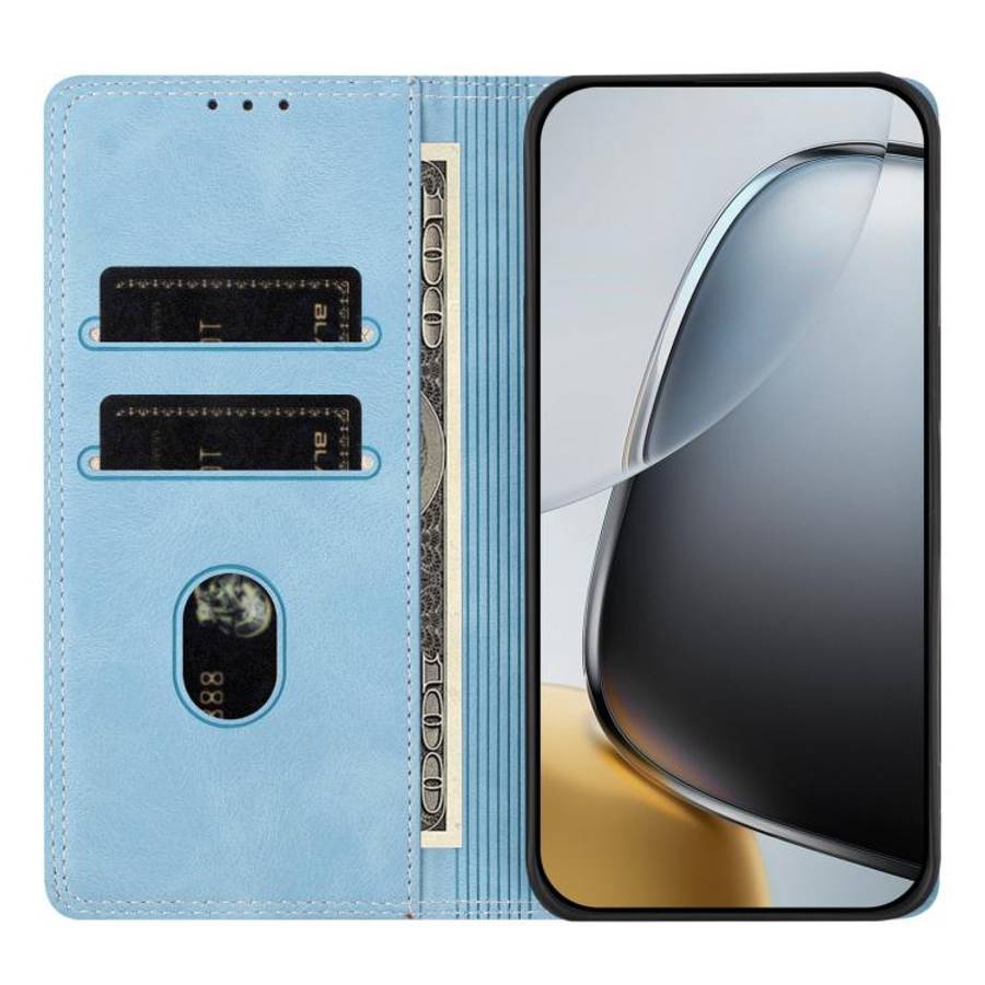 For Ulefone Note 20 Pro Skin Feel Two-tone RFID Blocking Vegan Leather Phone Case(Purple)
