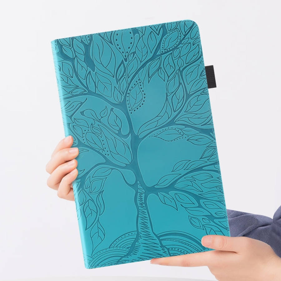 For Huawei MatePad 10.4 inch Life Tree Series Horizontal Flip Leather Case with Holder & Card Slo...