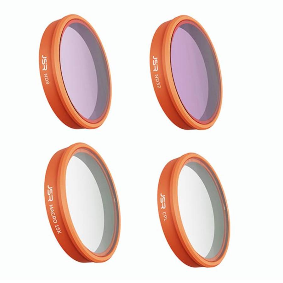 For DJI Osmo Action 6 JSR KO Series Camera Lens Filter, Filter:4 in 1 Macro CPL ND