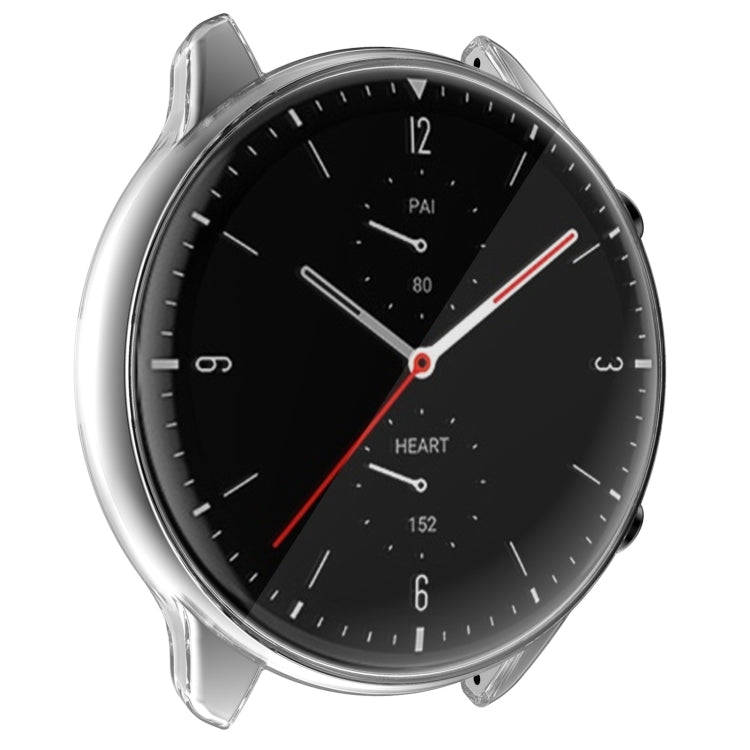 For Amazfit GTR 2 TPU Electroplating Protective Case Cover(Transparent)