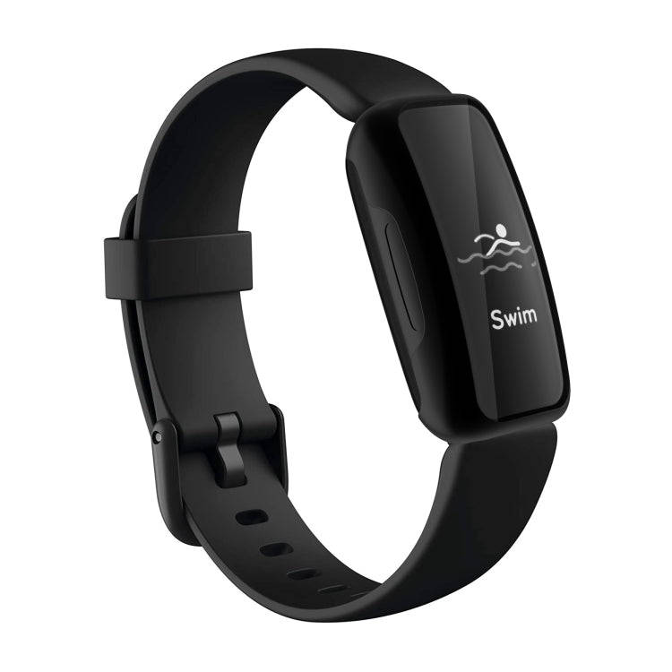 For Fitbit Inspire 2 TPU Electroplating Protective Case Cover(Black)