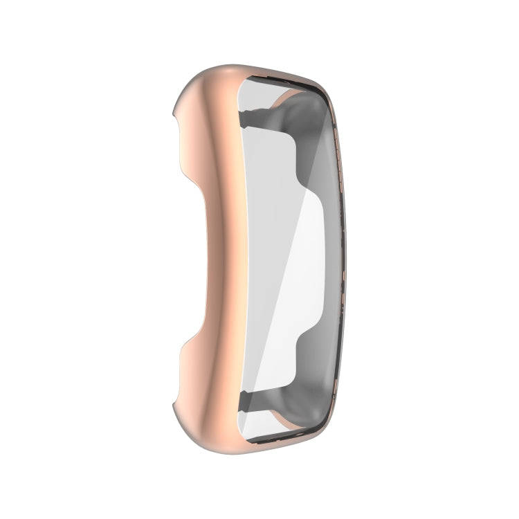 For Fitbit Inspire 2 TPU Electroplating Protective Case Cover(Rose Gold)