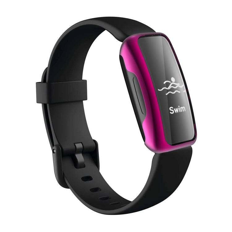 For Fitbit Inspire 2 TPU Electroplating Protective Case Cover(Purple)