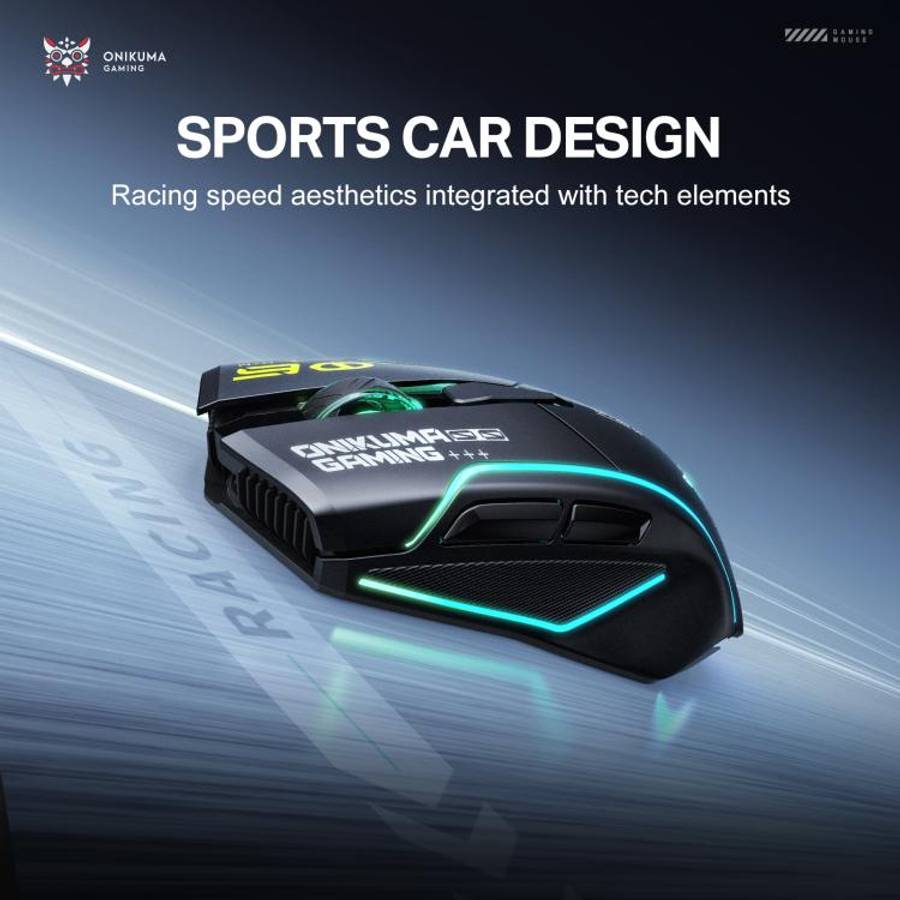 ONIKUMA DM06 RGB Three-mode E-sports Gaming Mouse