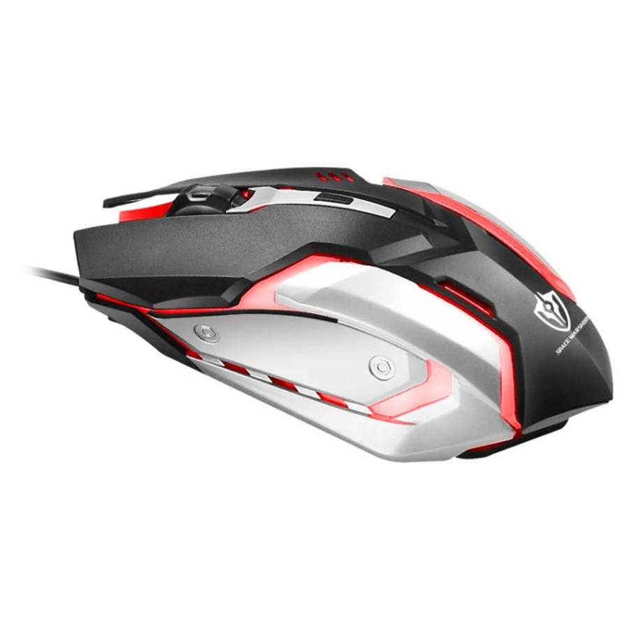 SHIPADOO S150 4D 1600 DPI Ergonomic Optical USB Wired Mouse(Black)
