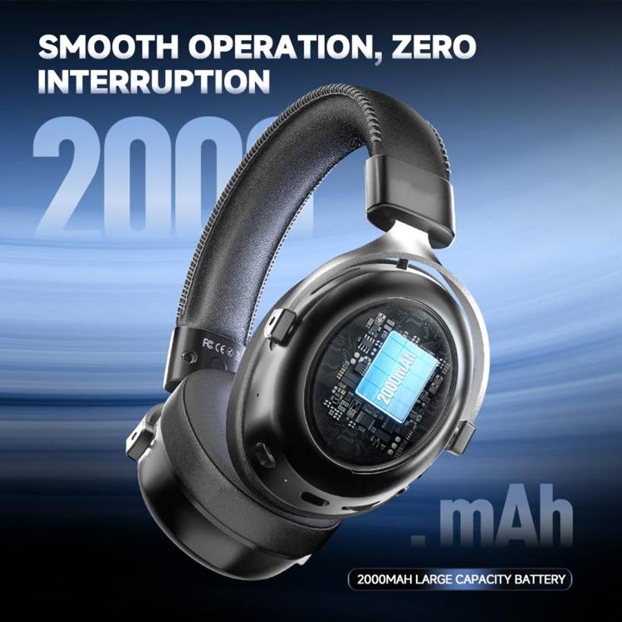 LinX G5 Wireless Bluetooth On-Ear Gaming Headset with Mic(Black)