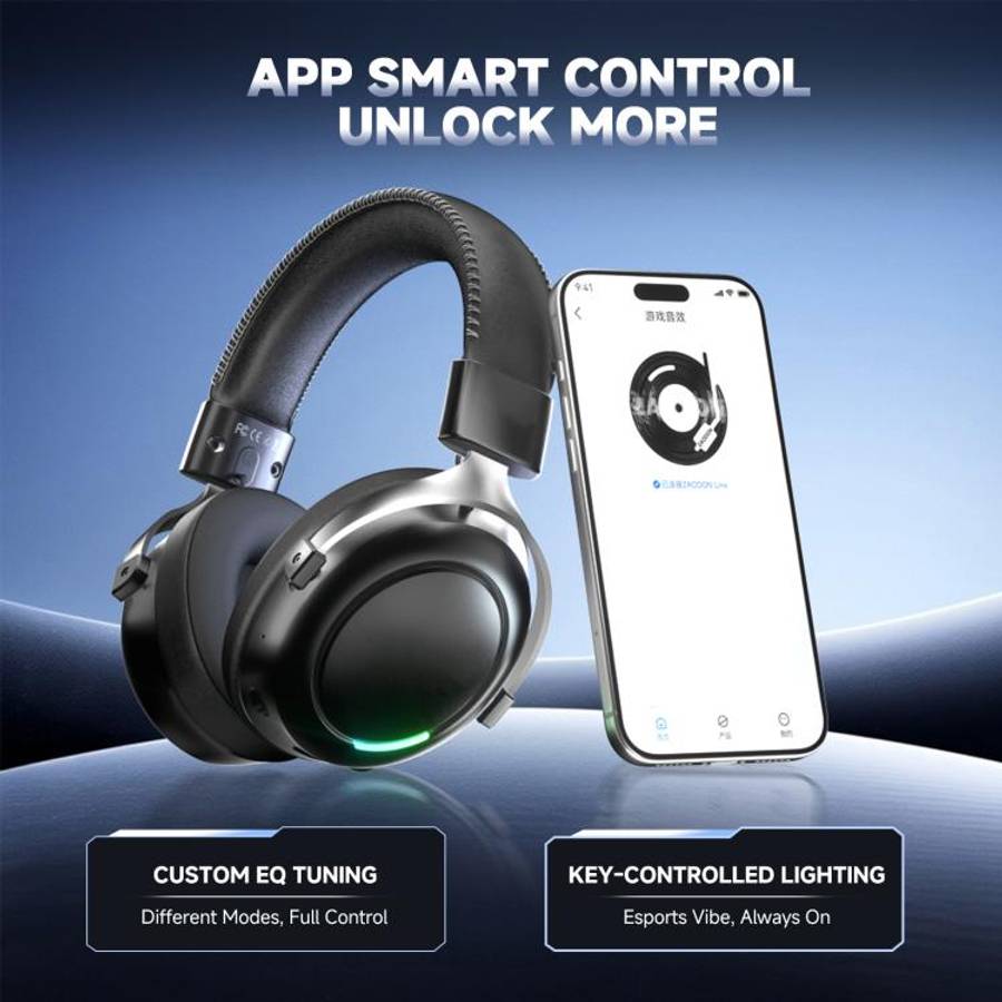 LinX G5 Wireless Bluetooth On-Ear Gaming Headset with Mic(Black)