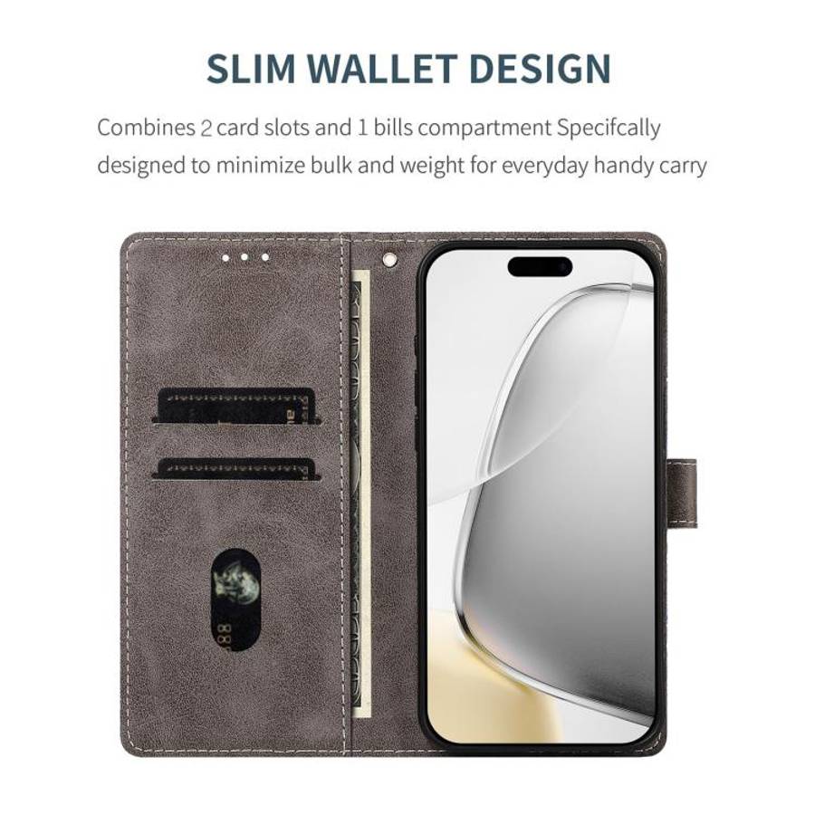 For Ulefone Note 20 Pro CH002 Colored Drawing Buckle Clasp Vegan Leather Phone Case(Fluorescent B...