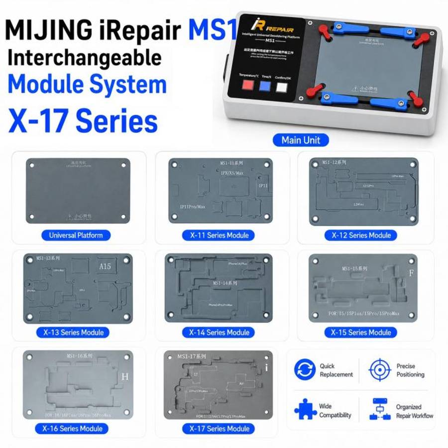Mijing MS1 Intelligent Desoldering Platform for iPhone X-17 Pro Max, Plug:US Plug