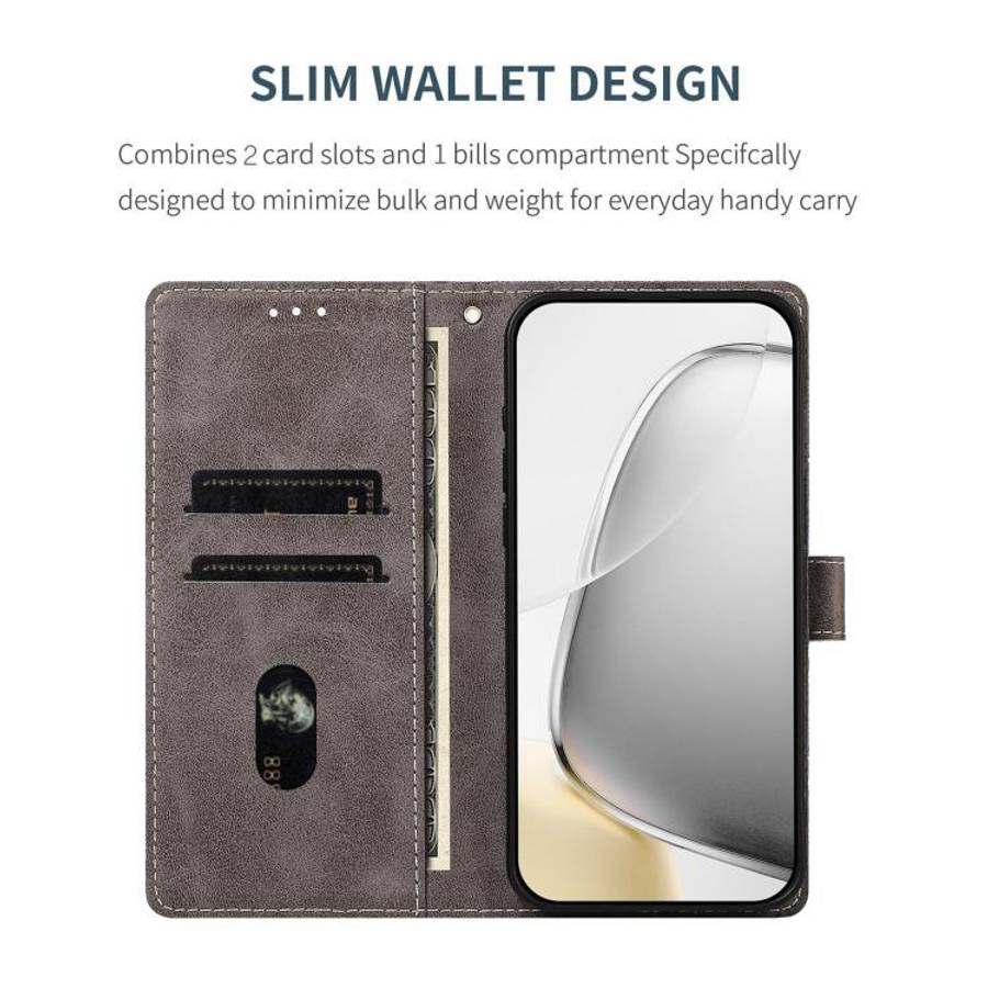 For DOOGEE N60 Pro CH002 Colored Drawing Buckle Clasp Vegan Leather Phone Case(Roses)