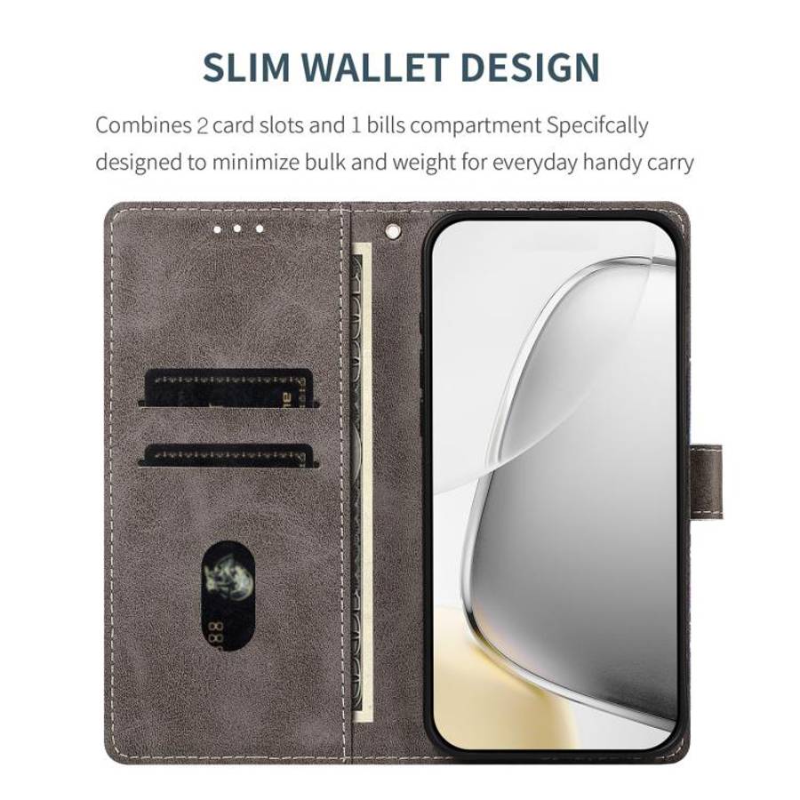 For Oukitel C1 / C1 Pro CH002 Colored Drawing Buckle Clasp Vegan Leather Phone Case(Star Cat)
