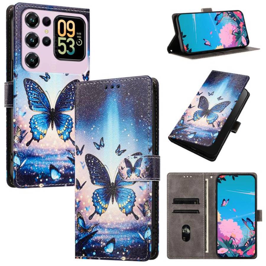 For Oukitel C62 / C62 Pro CH002 Colored Drawing Buckle Clasp Vegan Leather Phone Case(Fluorescent...