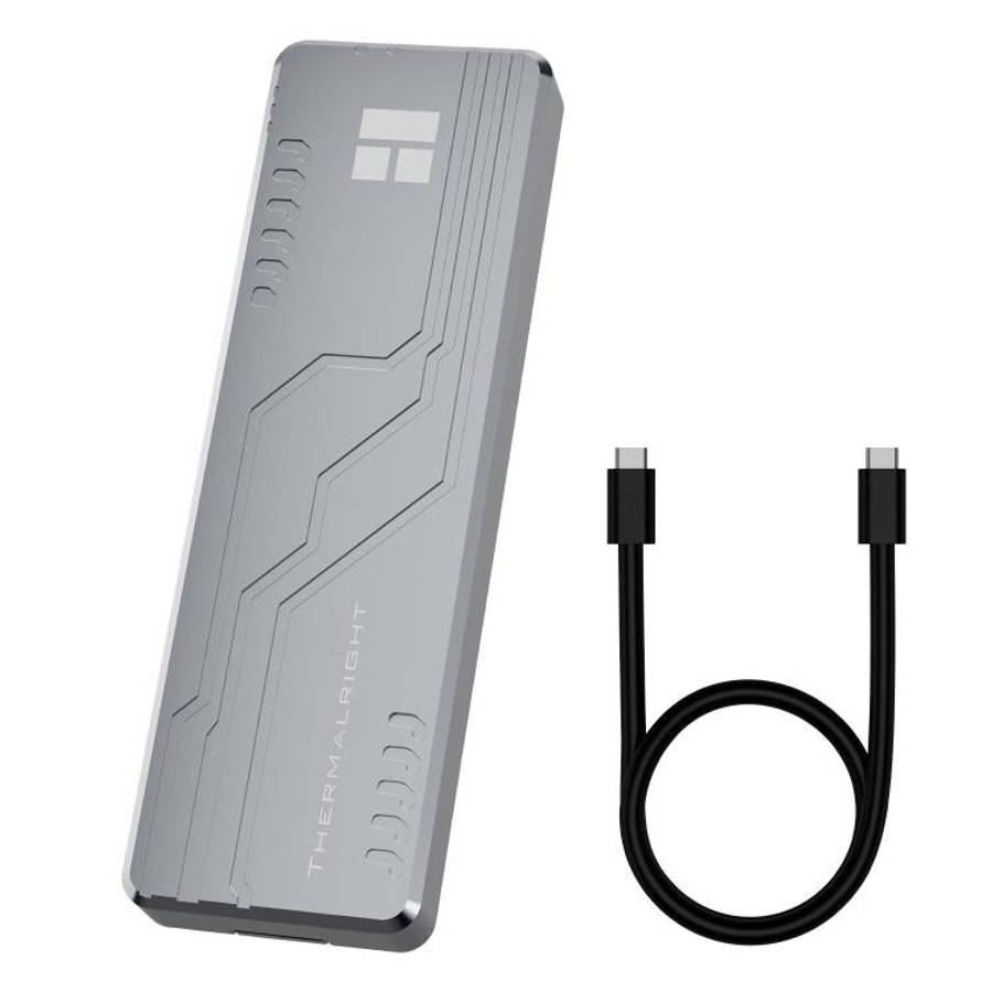 THERMALRIGHT HR-EB109 20Gbps M.2 NVMe SSD Enclosure with Type-C to Type-C Cable(Grey)