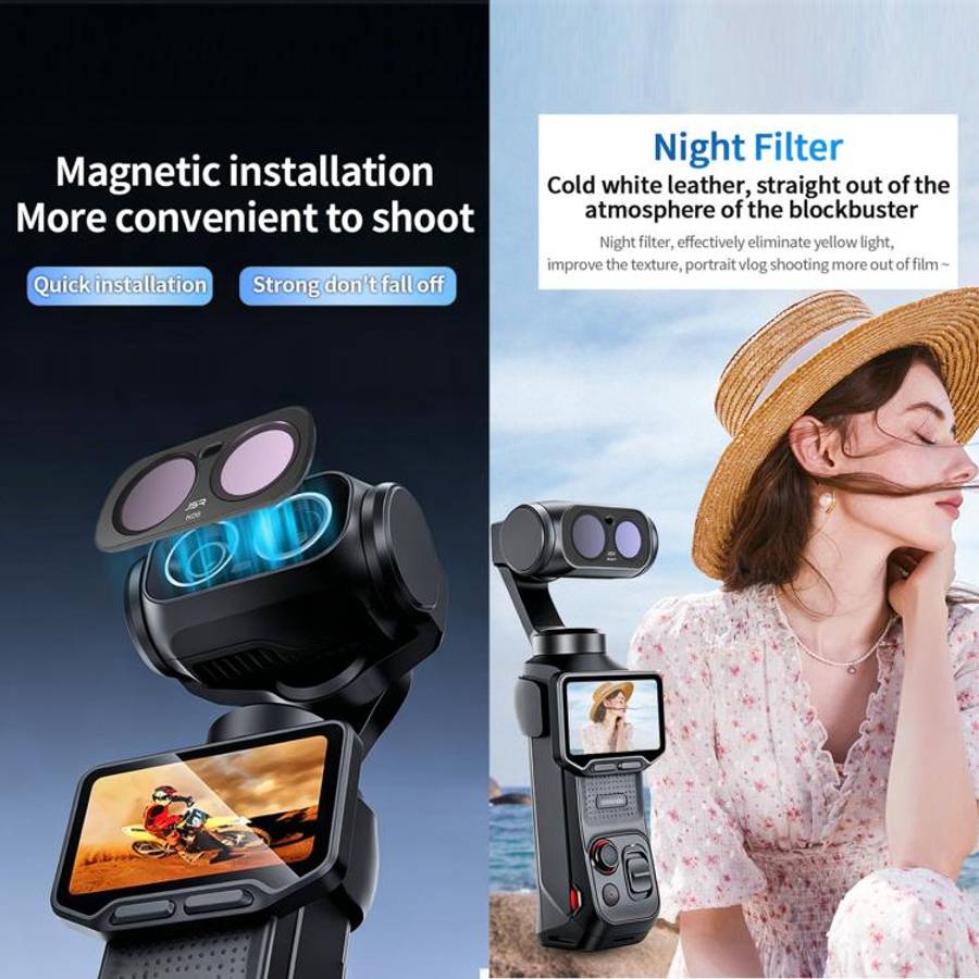 For Insta 360 Luna Ultra JSR CB Series Magnetic Camera Lens Filter, Filter:Black Mist 1/4