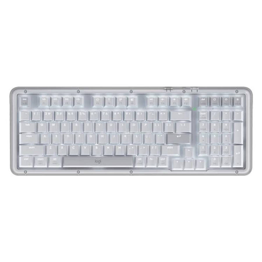 Logitech ALTO KEYS K98M Plus Custom Tri-Mode Wireless Mechanical Keyboard(White)