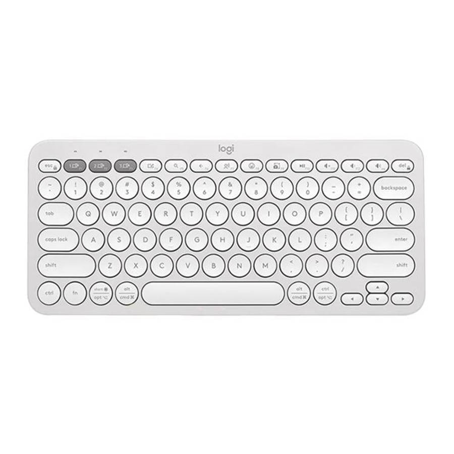 Logitech K390 Ultra-thin Portable Wireless Bluetooth Keyboard(White)