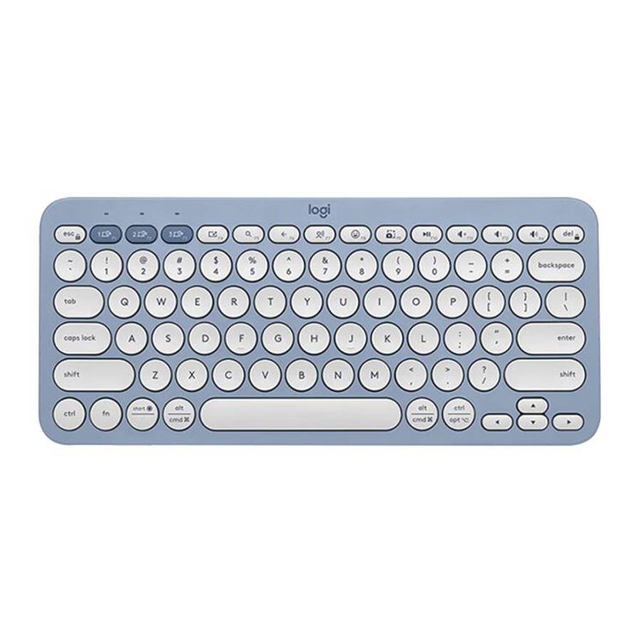 Logitech K390 Ultra-thin Portable Wireless Bluetooth Keyboard(Blue)