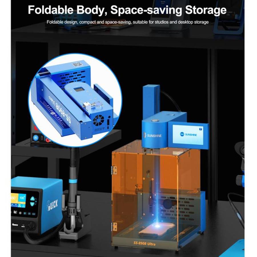 SUNSHINE SS-890B UItra Professional Foldable Smart Laser, Plug:EU Plug