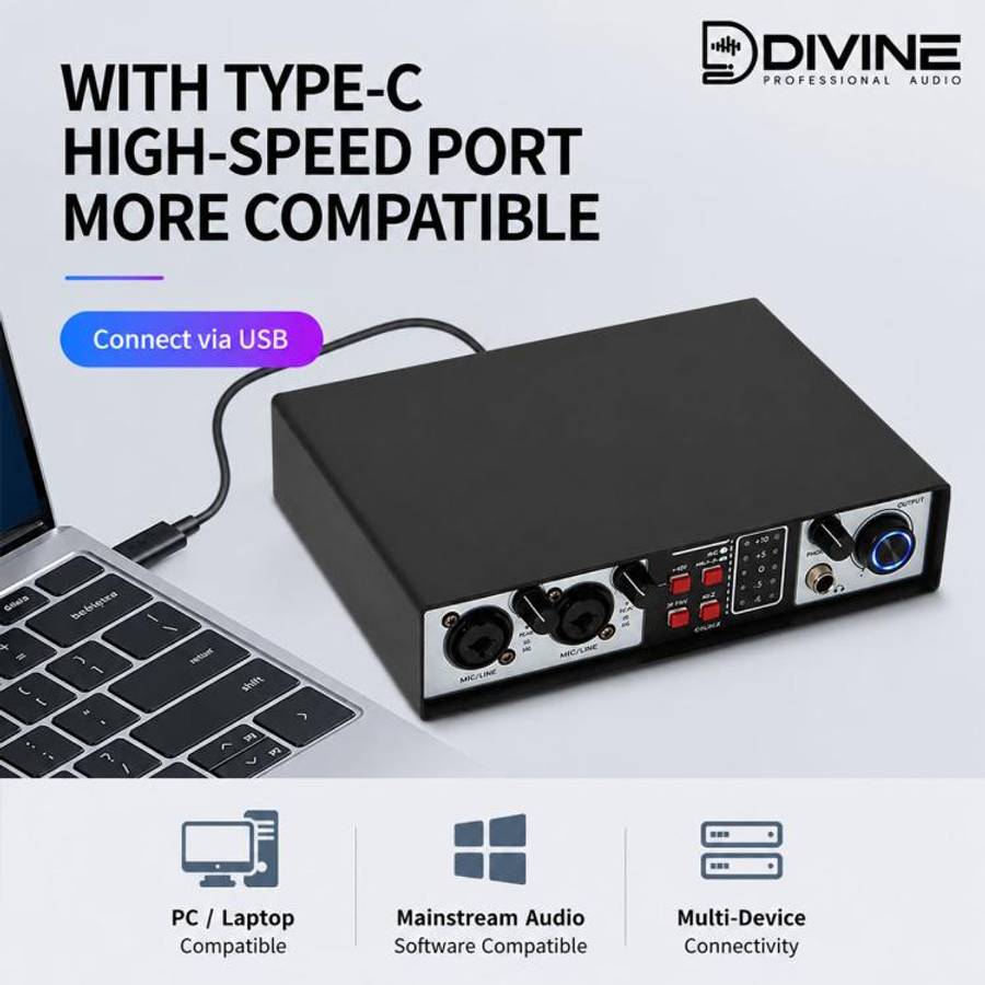 UR22MK Multi-function Professional Mixer External Live Streaming Sound Card(Black)