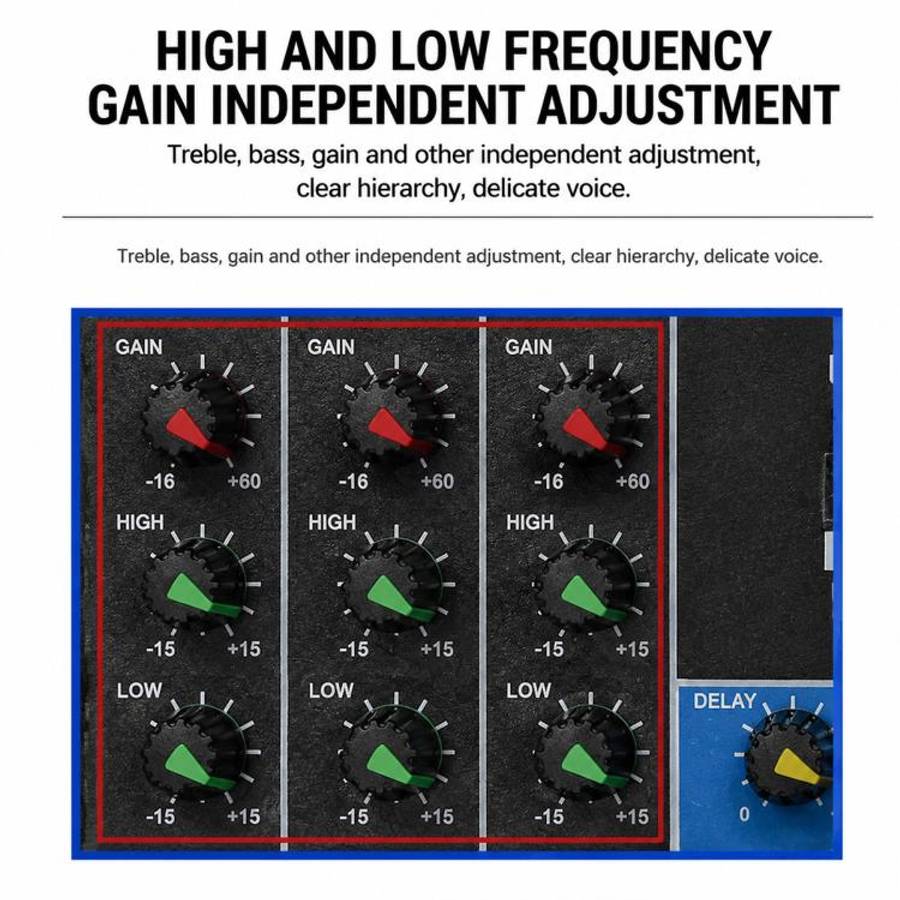 F-4A Multi-function Professional 4-way Recording Mixer Bluetooth Live Streaming Sound Card, Plug ...