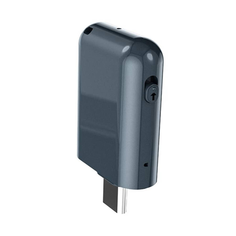 C32A Type-C USB Drive AI Voice Recorder, Memory:4GB(Dark Blue)