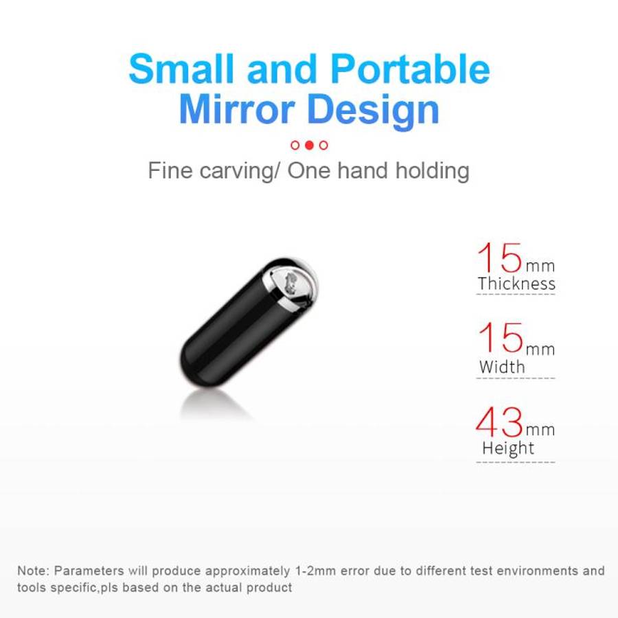 S1 Keychain Mini Voice Recorder, Memory:8GB(Black)