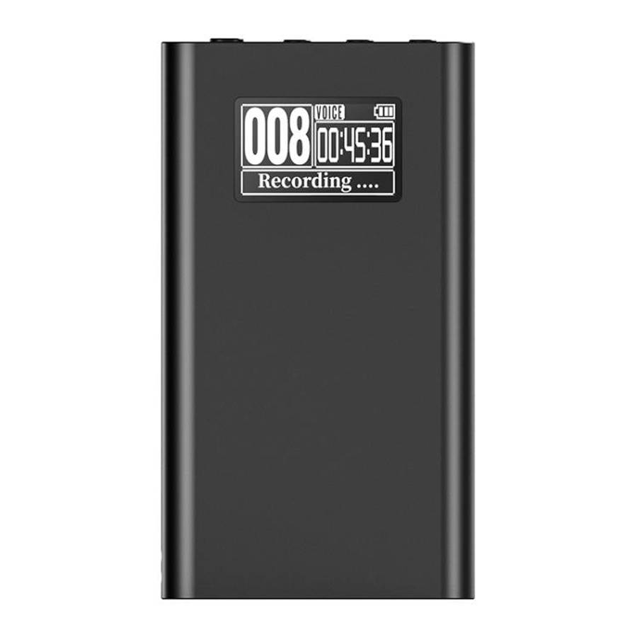 Q86 0.77-inch Screen Ultra-long Standby Smart Digital Voice Recorder, Memory:8GB(Black)