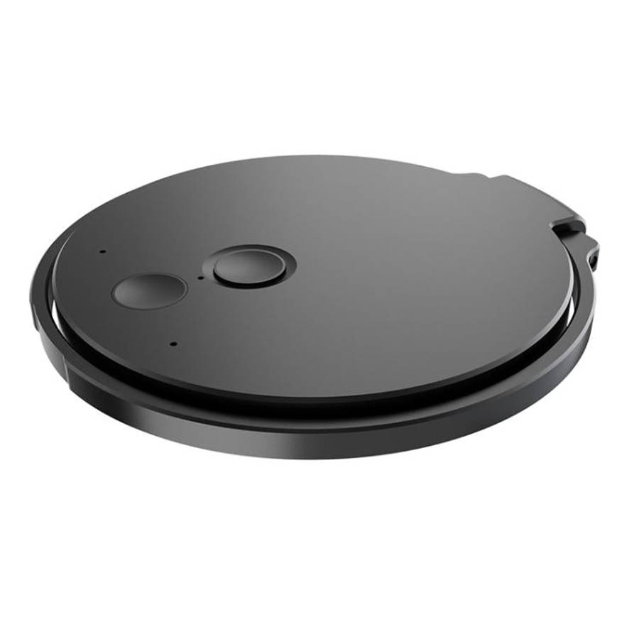 A30 Magnetic Ring AI Voice Recorder & Phone Stand Support AIREC-APP, Memory:16GB(Black)