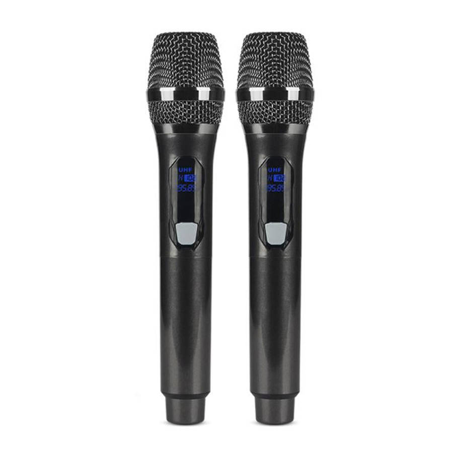 E1 UHF 1 to 2 Rechargeable Wireless Microphone(Grey)