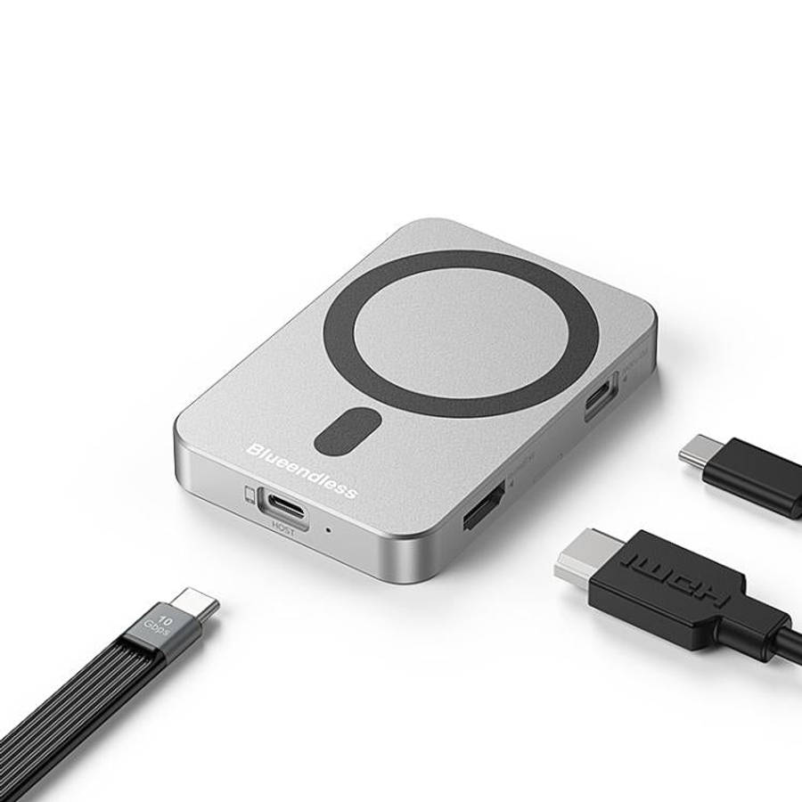 Blueendless M3HD 3 in 1 10Gbps USB-C 4K HUB Magnetic NVMe SSD Enclosure